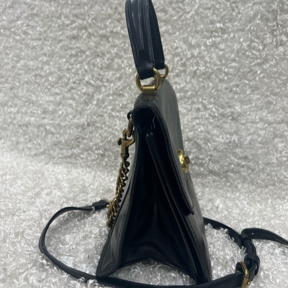 Coach Leather Parker Top Handle Cross Body Handbag - Picture 3 of 9